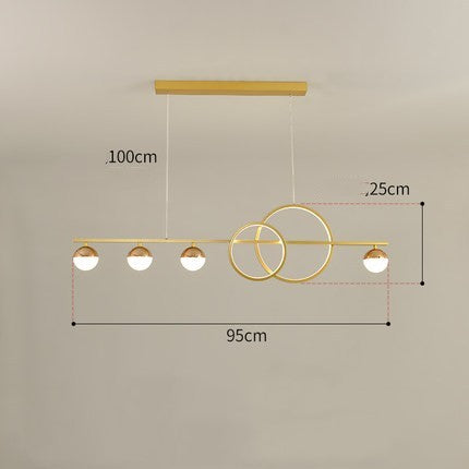 Rectangular Table Ceiling Light