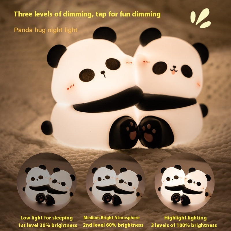 Panda Hug Small Night Lamp