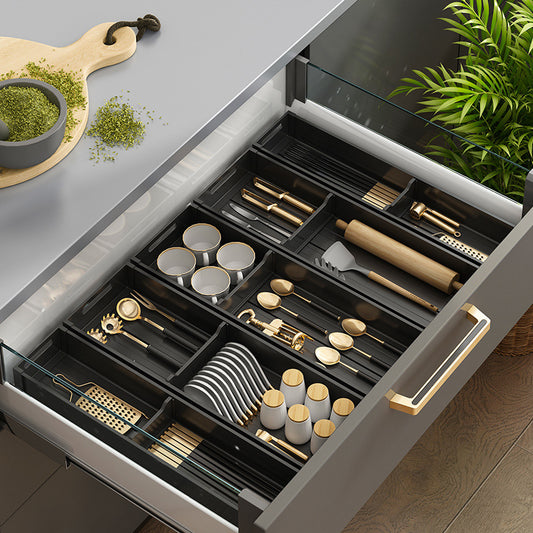 Kitchen Drawer Divider Cabinet Storage Box