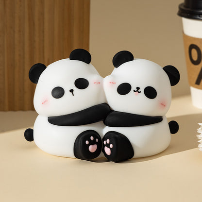 Panda Hug Small Night Lamp