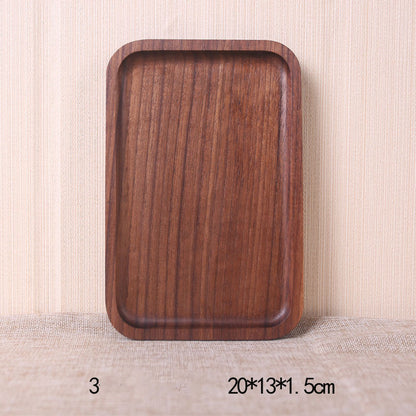 Black Walnut Rectangular Dinner Plate