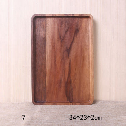 Black Walnut Rectangular Dinner Plate