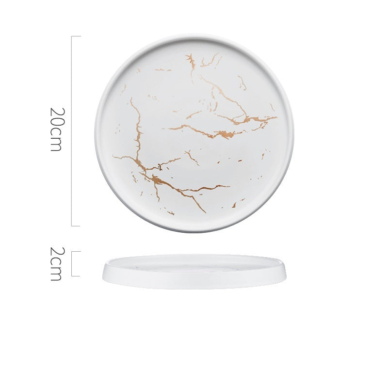 Nordic Style Marble Plate