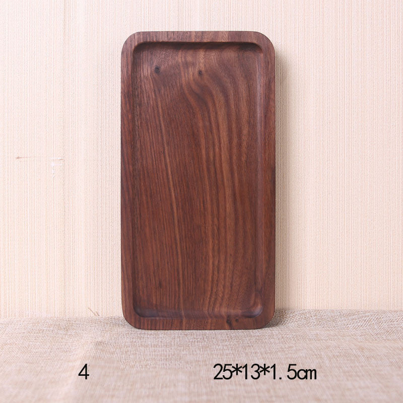 Black Walnut Rectangular Dinner Plate