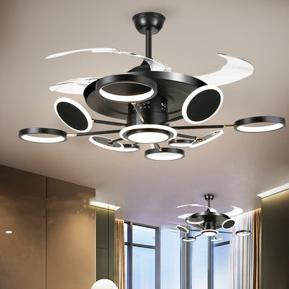 Nordic Ceiling Fans With LED