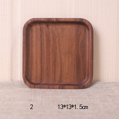 Black Walnut Rectangular Dinner Plate