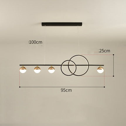 Rectangular Table Ceiling Light