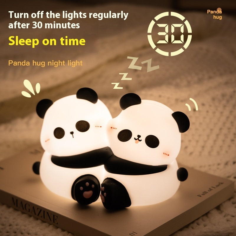 Panda Hug Small Night Lamp