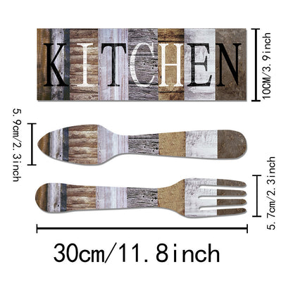 Wooden Sign Pendant Kitchen Dining Room