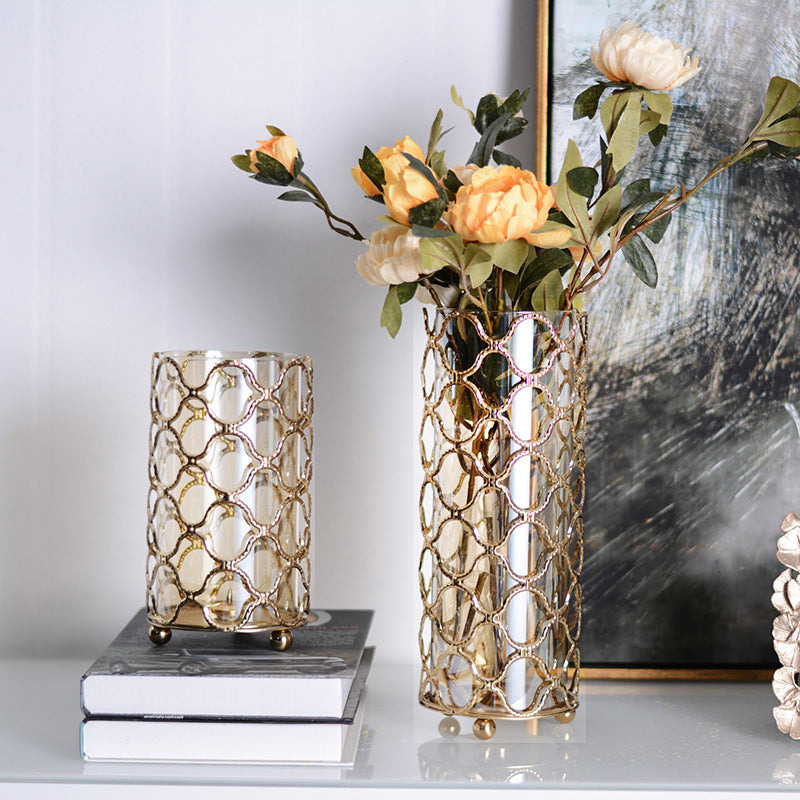 Hollow Out Glass Vases