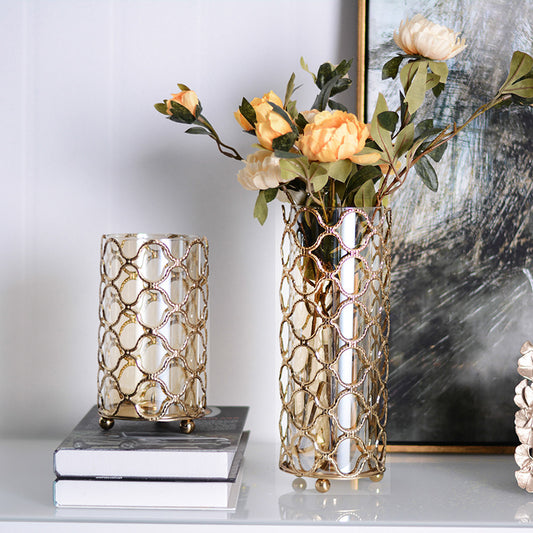 Hollow Out Glass Vases