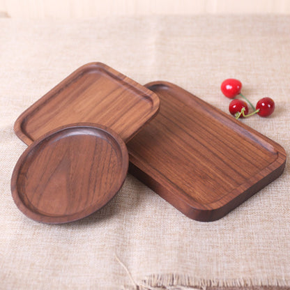 Black Walnut Rectangular Dinner Plate